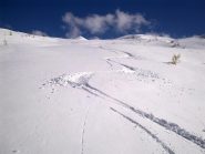 qualche curva, in discesa dal morefreddo nella zona belotte