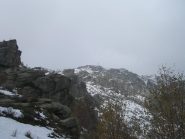 parte finale tra neve e nebbia