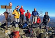 Parte del gruppo Evergreen in vetta