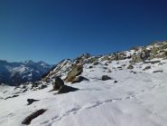 Scendendo ...ancora uno sguardo verso la cima