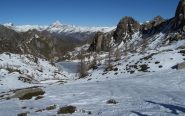 scendendo vista sul Lago Nero