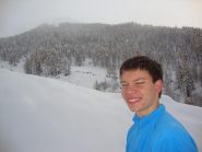 Paesaggio invernale all' inizio della salita...