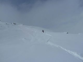 Discesa sul versante Nord- Est