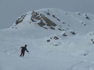 Neve farinosa nella parte alta