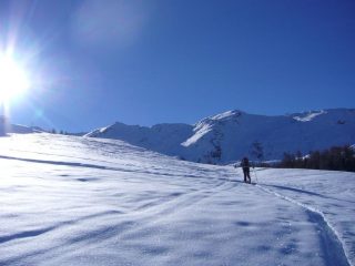 sullo sfondo la piatta di Grevon