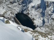 il lago d'Eugio dalla cima