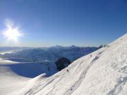 pendio del Breithorn