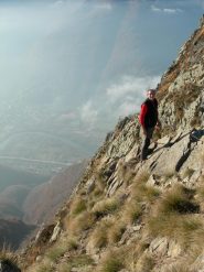 alla catena di discesa verso il colletto per la parte finale