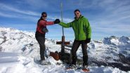 Stelvio e Andrea in vetta (17-11-2012)