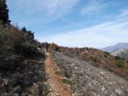 breve risalita a metà discesa