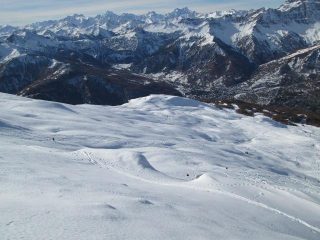 i pendii di discesa dalla cima...è ora!!!