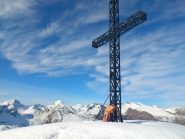 scorcio del panorama sulla cima Sassone