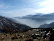 scendendo nella foschia