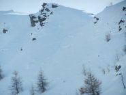 Il bel pendio di discesa
