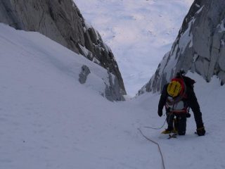 a metà couloir