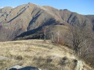 Dalla Punta Cialma, a sx si intravede il Monte Croass