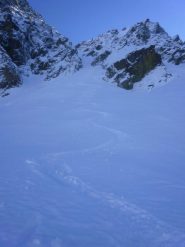 discesa sotto cima della lausa