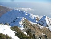 La cresta unente il Truc del Buscajun (in basso a sx), alla P.Tre Vescovi.