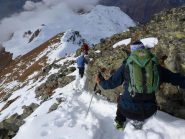 Discesa della cresta