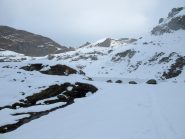 La momentane apertura sull'Aggia e sul lago