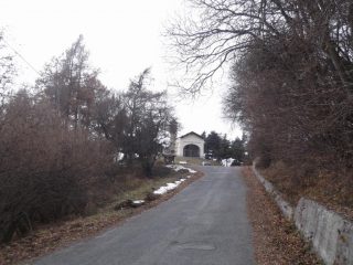 in vista della Cappella di Prarotto