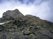 aggiramento a destra del primo gendarme....