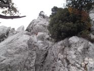 il canalino alla partenza