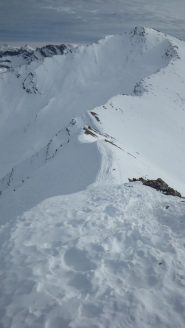 Cresta verso il Monte Faraut