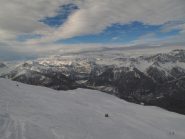 Vista dalla vetta dello Jaffreau