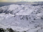 il panorama, dalla cima