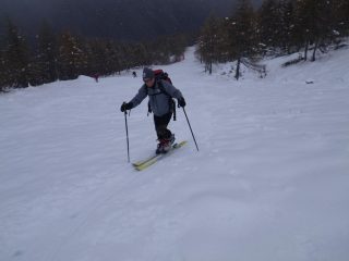 sul pistone ben assestato