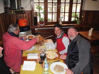La parte gastronomica della gita
