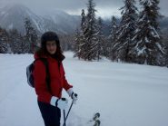 Giada durante una sosta.