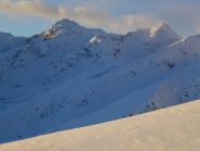 Marsè e Bellavarda e al centro l'Uja di Prà Fiorito