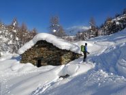 la quantità di neve aumenta velocemente