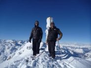 Cima della la Rocca del Abisso con mio figlio