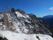 Un tratto della cresta percorsa