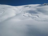 farina sul pendio in alto