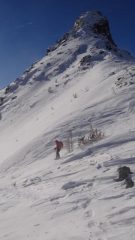 scendendo dal colle ai piedi del monte Torretta