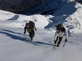 Matteo e Maurizio quasi in cresta