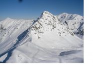 Il Bric Campanino,,dalla linea di confine con la Francia..