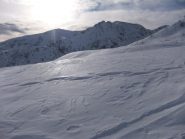 Gioco di luce sulla neve