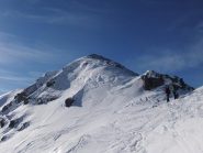 La cresta prima della cima