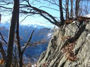 il breve passaggio roccioso