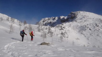 verso il col de la Croix e cima Piana