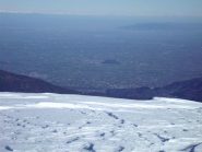 Vista che spazia verso la pianura