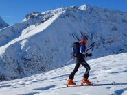 oltre Elio la quota scialpinistica 2387m e a sx la Rocca Maunero