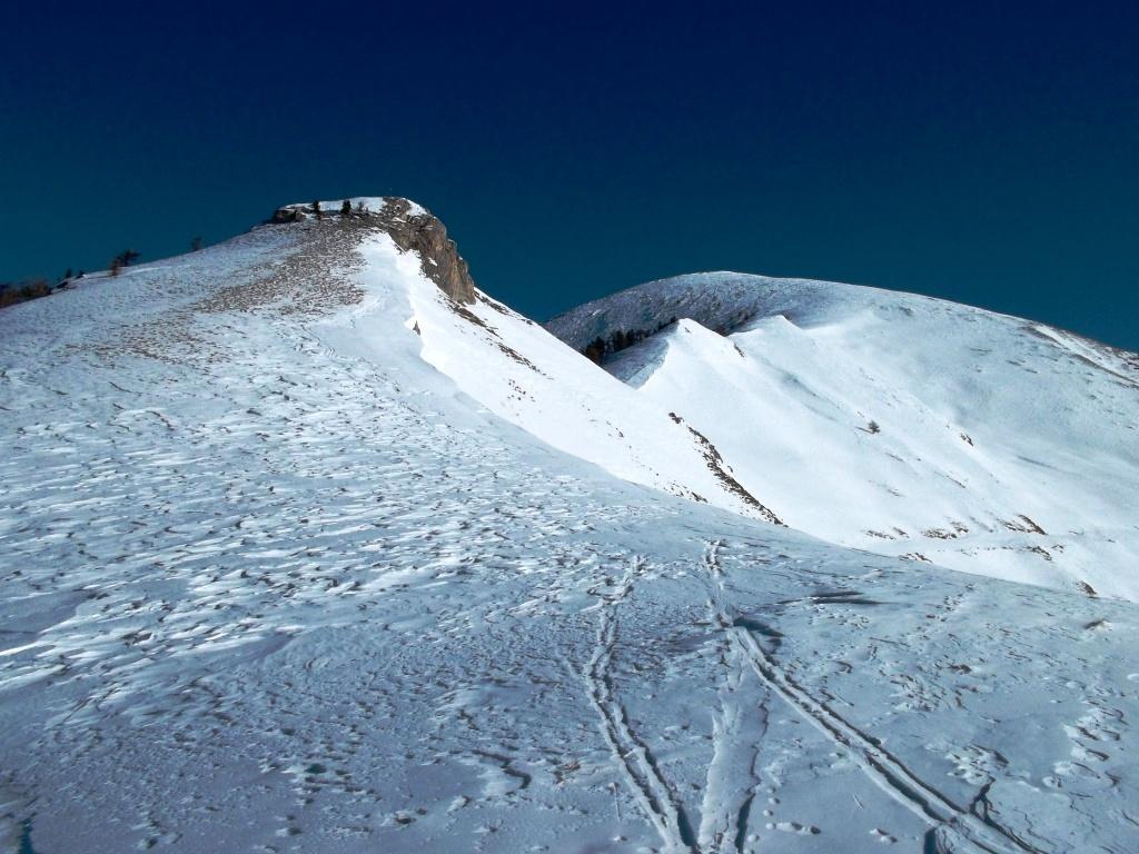 vista sul Rascias dal colle ovest