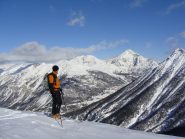 sullo sfondo lo chaberton