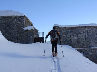 l'ingresso nel forte